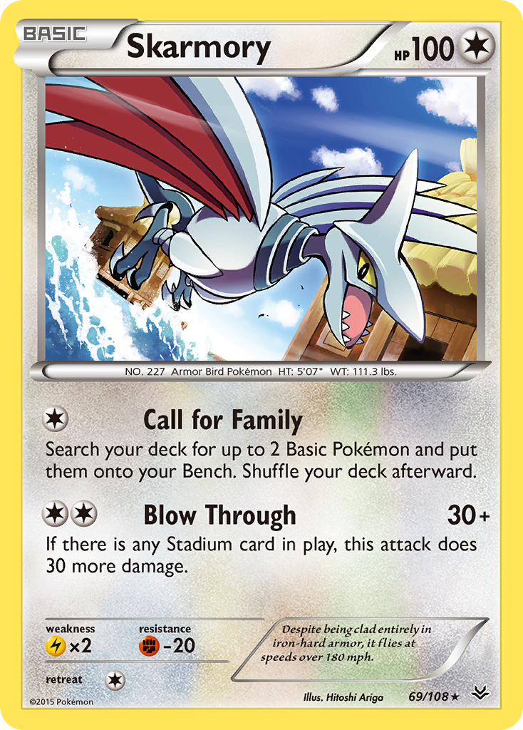 Skarmory (69/108) [XY: Roaring Skies] | The Time Vault CA