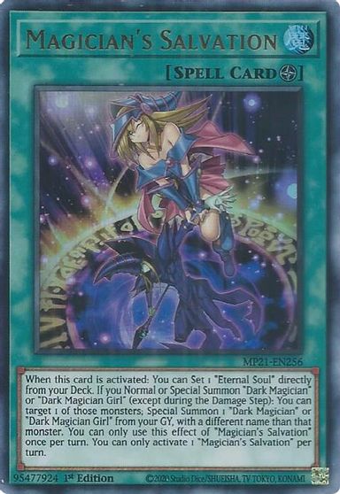 Magician's Salvation [MP21-EN256] Ultra Rare | The Time Vault CA