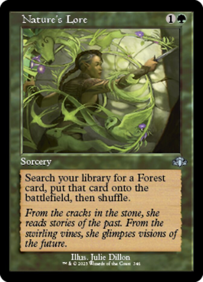 Nature's Lore (Retro) [Dominaria Remastered] | The Time Vault CA