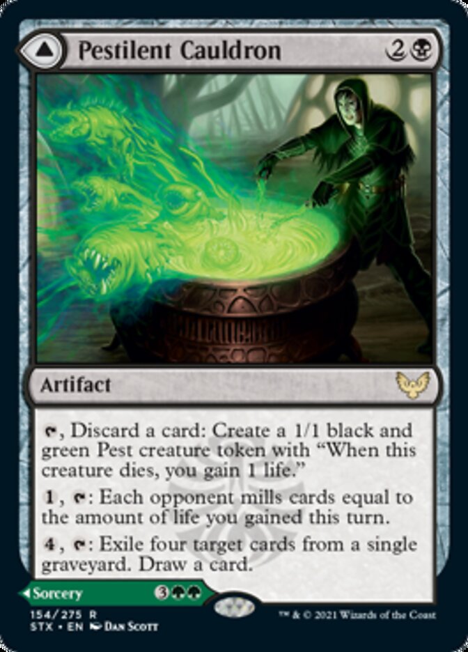 Pestilent Cauldron // Restorative Burst [Strixhaven: School of Mages] | The Time Vault CA