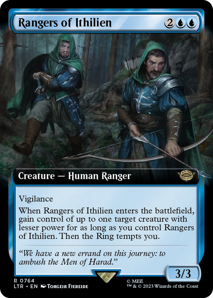 Rangers of Ithilien (Extended Art) (Surge Foil) [The Lord of the Rings: Tales of Middle-Earth] | The Time Vault CA