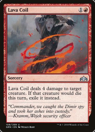 Lava Coil [Guilds of Ravnica] | The Time Vault CA