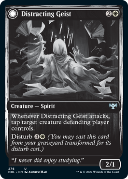 Distracting Geist // Clever Distraction [Innistrad: Double Feature] | The Time Vault CA