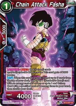Chain Attack Fasha (Uncommon) [BT13-007] | The Time Vault CA