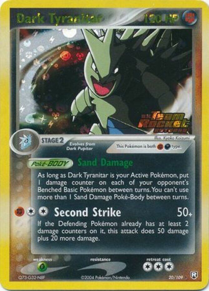 Dark Tyranitar (20/109) (Stamped) [EX: Team Rocket Returns] | The Time Vault CA