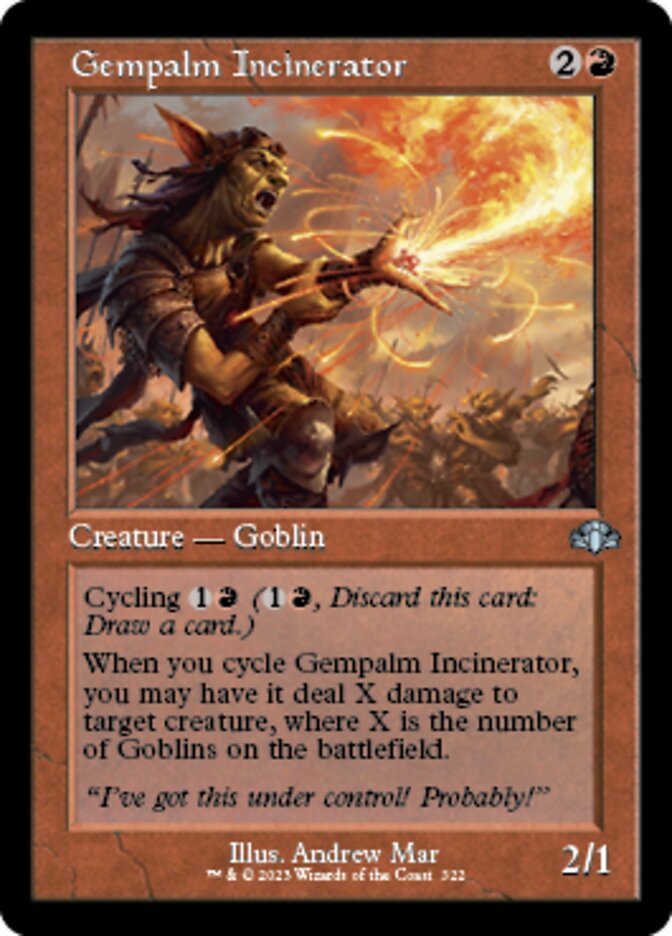 Gempalm Incinerator (Retro) [Dominaria Remastered] | The Time Vault CA