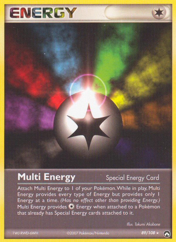 Multi Energy (89/108) [EX: Power Keepers] | The Time Vault CA