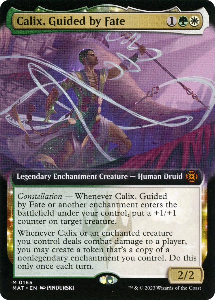 Calix, Guided by Fate (Extended Art) [March of the Machine: The Aftermath] | The Time Vault CA