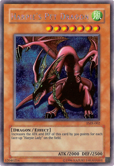 Harpie's Pet Dragon (Forbidden Memories) [FMR-002] Prismatic Secret Rare | The Time Vault CA