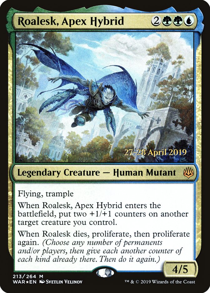 Roalesk, Apex Hybrid  [War of the Spark Prerelease Promos] | The Time Vault CA