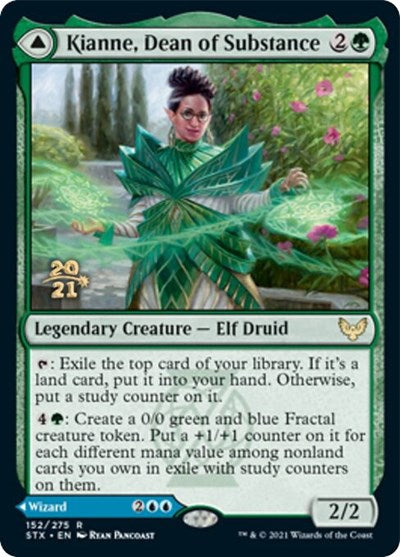 Kianne, Dean of Substance // Imbraham, Dean of Theory [Strixhaven: School of Mages Prerelease Promos] | The Time Vault CA