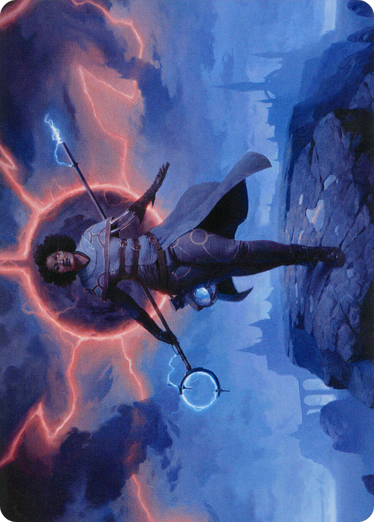 Rona, Herald of Invasion Art Card [March of the Machine Art Series] | The Time Vault CA