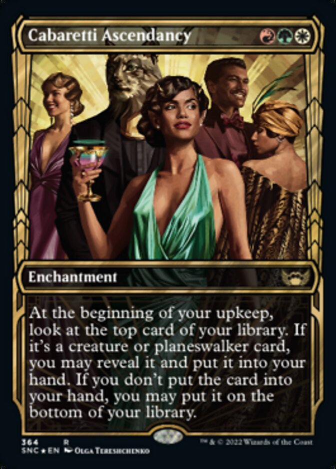 Cabaretti Ascendancy (Showcase Golden Age Gilded Foil) [Streets of New Capenna] | The Time Vault CA