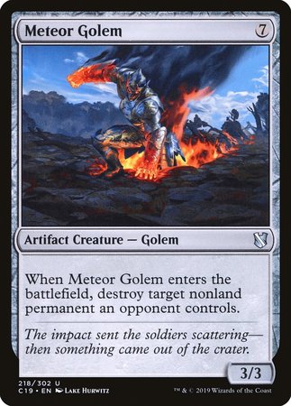 Meteor Golem [Commander 2019] | The Time Vault CA