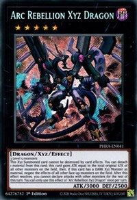 Arc Rebellion Xyz Dragon [PHRA-EN041] Secret Rare | The Time Vault CA