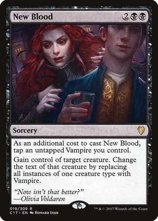 New Blood [Commander 2017] | The Time Vault CA