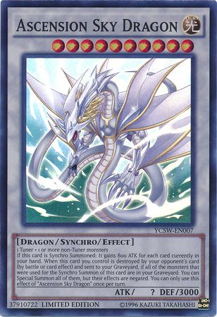 Ascension Sky Dragon [YCSW-EN007] Super Rare | The Time Vault CA