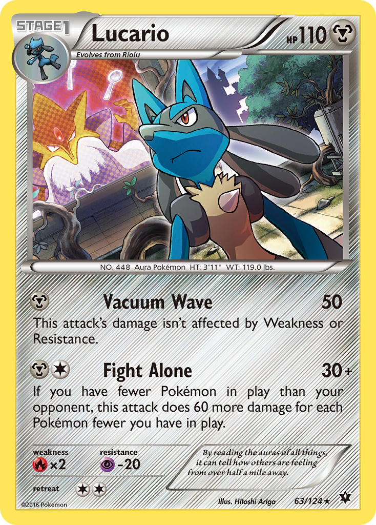 Lucario (63/124) [XY: Fates Collide] | The Time Vault CA