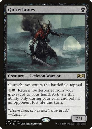 Gutterbones [Ravnica Allegiance Promos] | The Time Vault CA