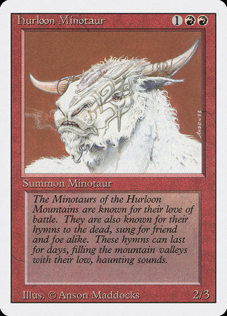 Hurloon Minotaur [Revised Edition] | The Time Vault CA