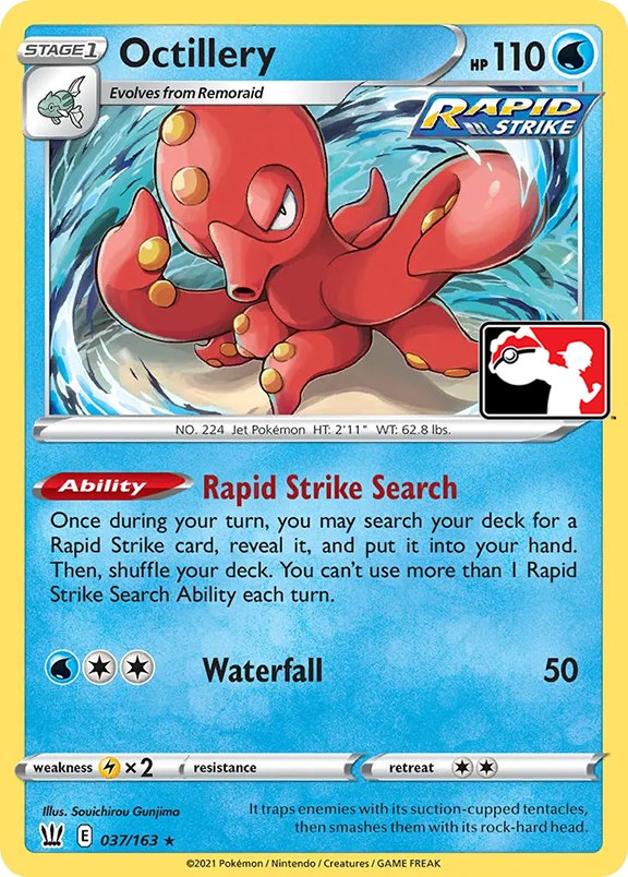 Octillery (037/163) [Prize Pack Series One] | The Time Vault CA