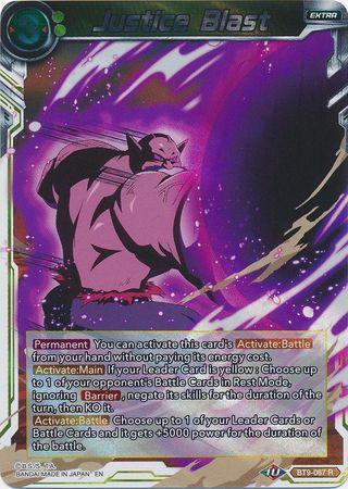 Justice Blast [BT9-067] | The Time Vault CA