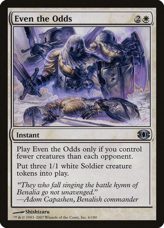Even the Odds [Future Sight] | The Time Vault CA