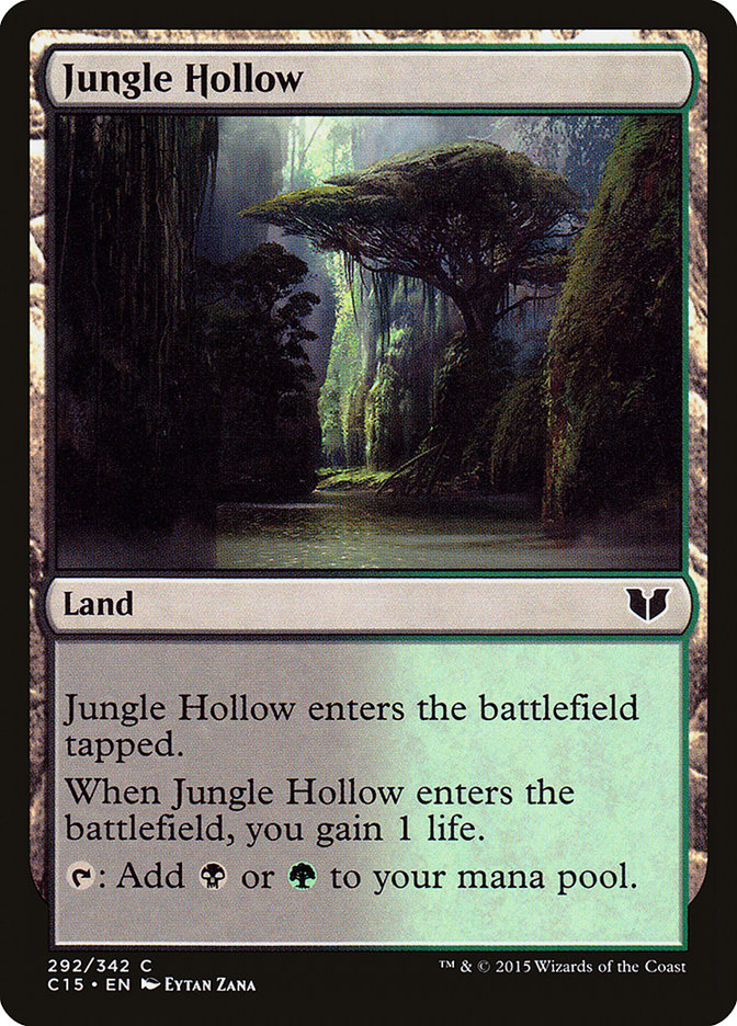 Jungle Hollow [Commander 2015] | The Time Vault CA
