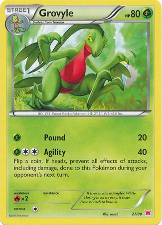 Grovyle (27/30) [XY: Trainer Kit 2 - Latias] | The Time Vault CA