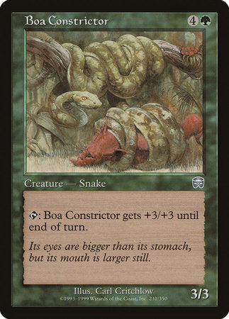 Boa Constrictor [Mercadian Masques] | The Time Vault CA