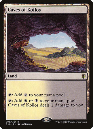 Caves of Koilos [Commander 2016] | The Time Vault CA