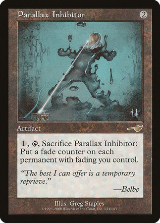 Parallax Inhibitor [Nemesis] | The Time Vault CA