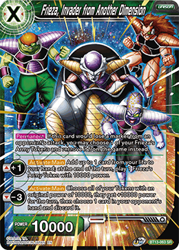 Frieza, Invader from Another Dimension (Super Rare) [BT13-063] | The Time Vault CA