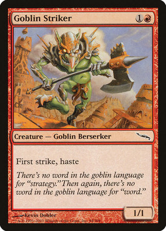 Goblin Striker [Mirrodin] | The Time Vault CA