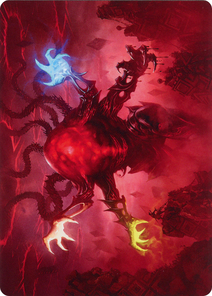 Omnath, Locus of All Art Card (51) [March of the Machine Art Series] | The Time Vault CA