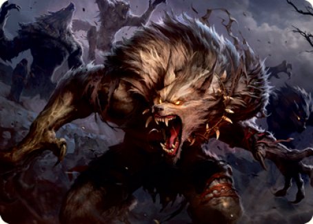 Village Reavers Art Card [Innistrad: Midnight Hunt Art Series] | The Time Vault CA