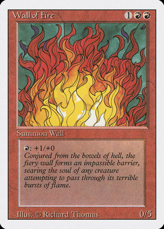 Wall of Fire [Revised Edition] | The Time Vault CA