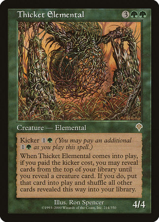 Thicket Elemental [Invasion] | The Time Vault CA