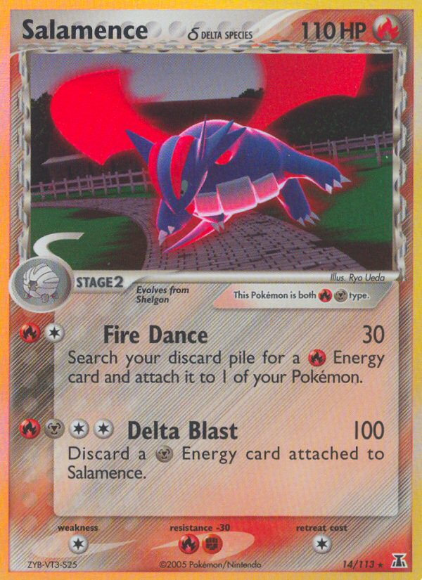 Salamence (14/113) (Delta Species) [EX: Delta Species] | The Time Vault CA