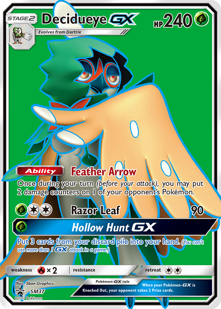 Decidueye GX (SM37) [Sun & Moon: Black Star Promos] | The Time Vault CA