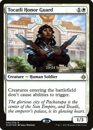 Tocatli Honor Guard [Ixalan Promos] | The Time Vault CA