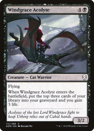 Windgrace Acolyte [Dominaria] | The Time Vault CA