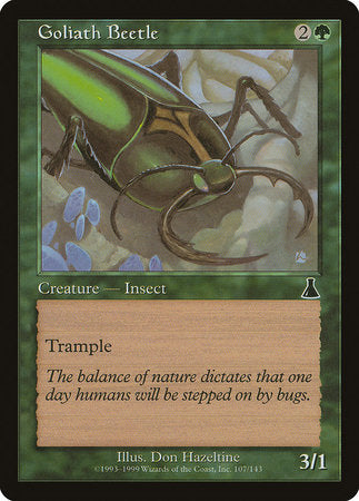 Goliath Beetle [Urza's Destiny] | The Time Vault CA