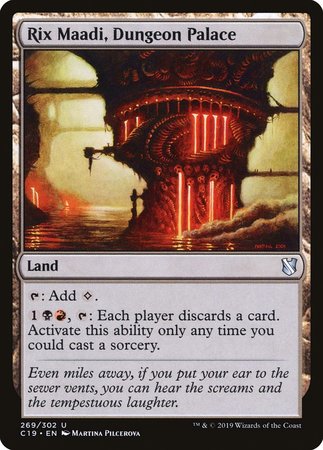 Rix Maadi, Dungeon Palace [Commander 2019] | The Time Vault CA
