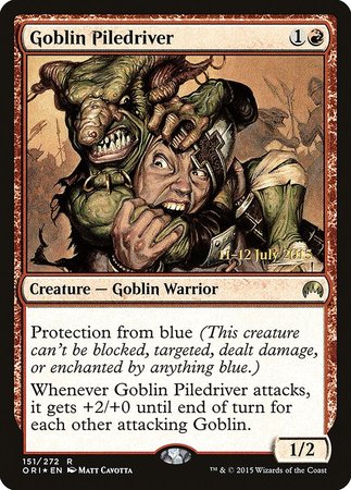 Goblin Piledriver [Magic Origins Promos] | The Time Vault CA