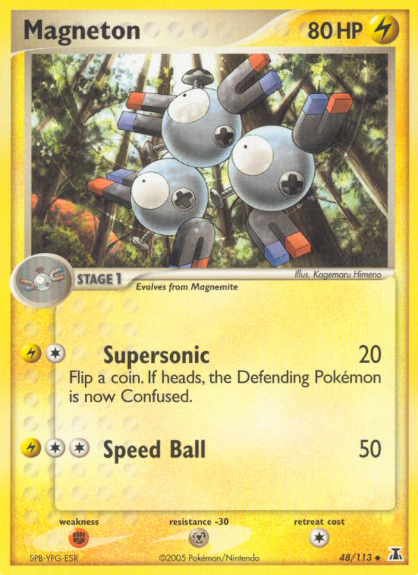 Magneton (48/113) [EX: Delta Species] | The Time Vault CA