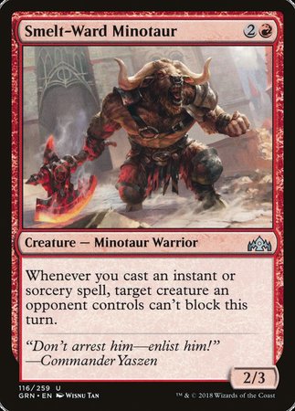 Smelt-Ward Minotaur [Guilds of Ravnica] | The Time Vault CA