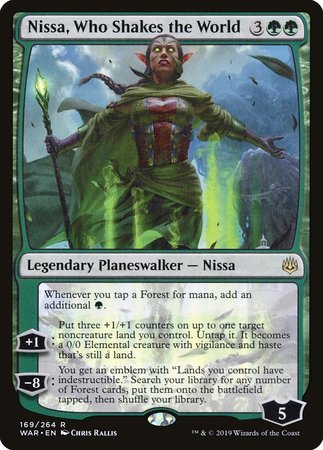 Nissa, Who Shakes the World [War of the Spark] | The Time Vault CA