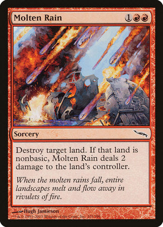 Molten Rain [Mirrodin] | The Time Vault CA