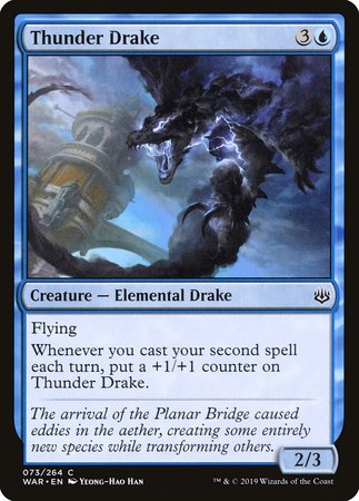 Thunder Drake [War of the Spark] | The Time Vault CA